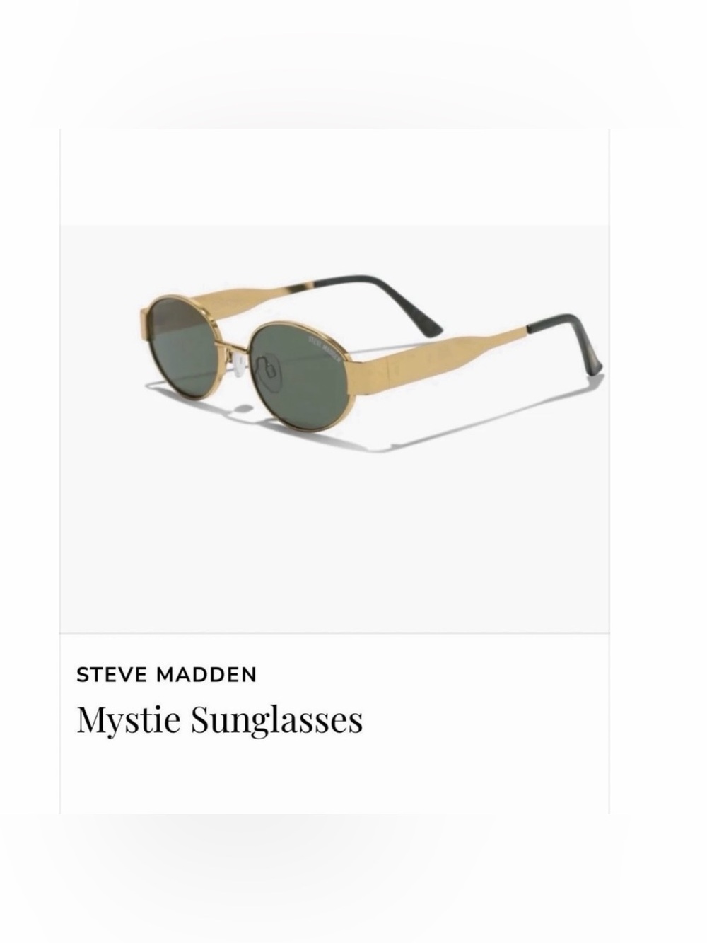 Steve Madden sunglasses new
